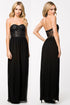 Black Bustier Party Cocktail Evening Maxi Gown